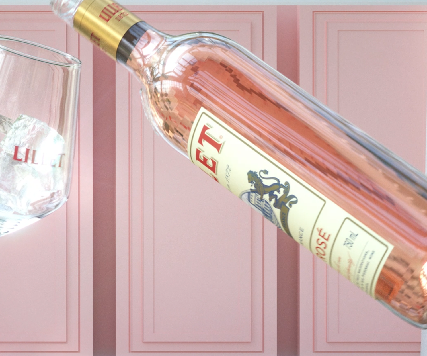 Lillet digital out of home anamorphic video